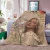 Горячая певица Z-Zara Larsson Музыкальное одеяло Теплое и мягкое Подходит для спальни Гостиной Дивана Кровати Офиса Путешествий Кемпинга
