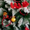 1Set Christmas Ball Caps Pendant End Covers Miniature Plastic Tree Hanging DIY Xmas Decorative Ornaments Holder