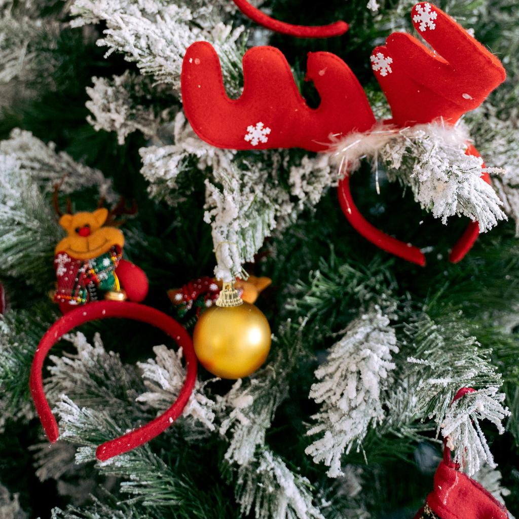 1Set Christmas Ball Caps Pendant End Covers Miniature Plastic Tree Hanging DIY Xmas Decorative Ornaments Holder