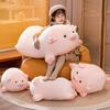 Cute Soft Lying Pig Pillow Plush Toy Doll Piggy Doll Children Sleeping Soothing Doll