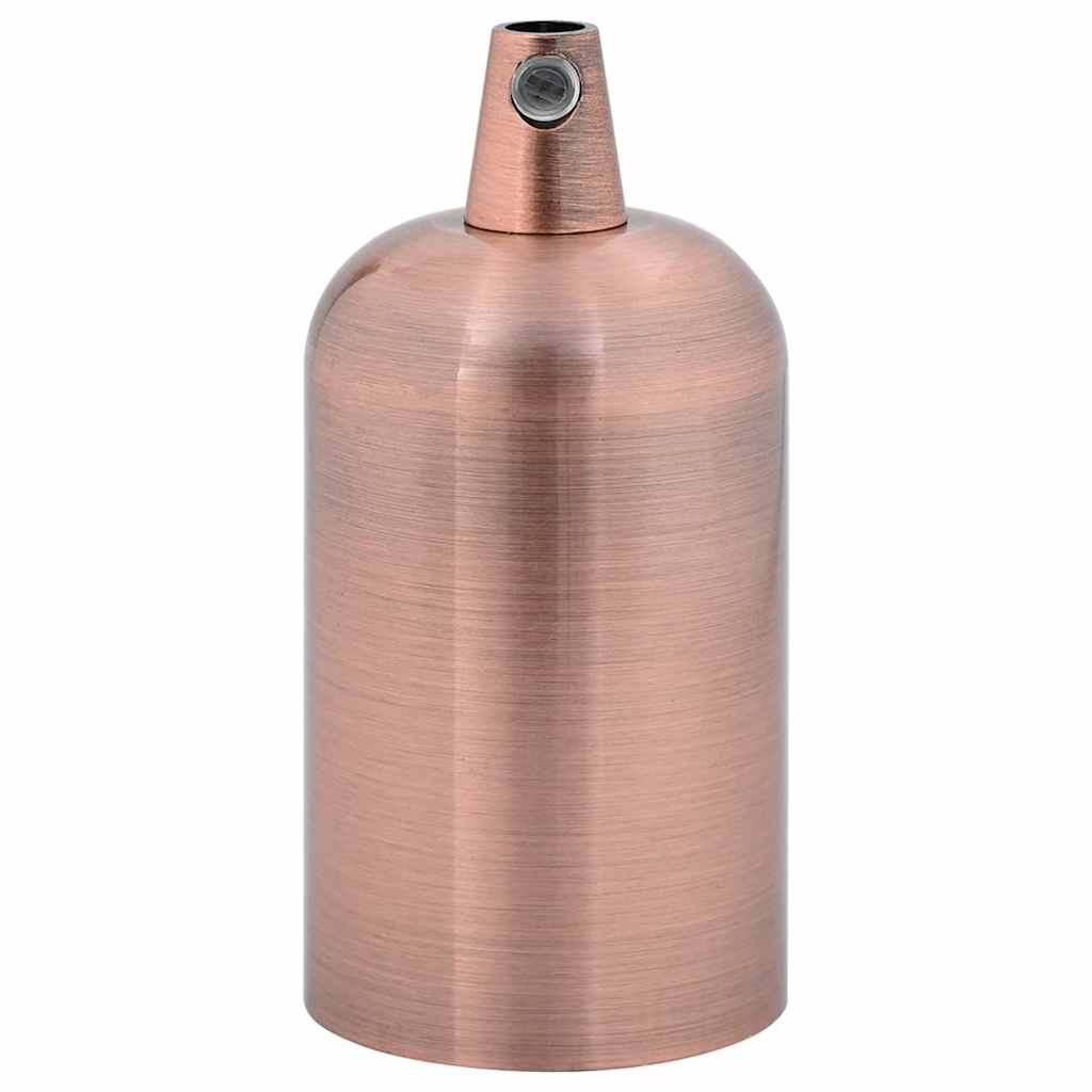 Lamp Holder Set 2 pcs Red Bronze E27