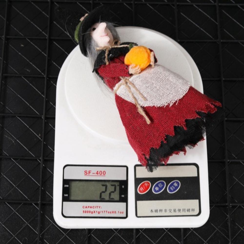 Funny Broom Witch Decoration Hug Pumpkin Halloween Witch Pendant Haunted House