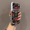 Абстрактный принт подходит для чехла для мобильного телефона iPhone17promax Apple 16pro новый 15pro нишевый 16 кожаный.