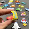 1 Set PVC Fridge Magnet Cars for Children Kids Early Education Toys Cute Magnets for Refrigerator Decor Magnetic Cartoon Vehicle