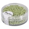 Rocailles, 2 Mm Ø, Opaque Lustre, Light Green, Box 17g