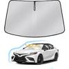 Солнцезащитная шторка на лобовое стекло для Toyota Camry 2018-2024, Улучшенная теплоизоляционная накидка на переднее стекло для аксессуаров Camry, Складная солнцезащитная шторка на лобовое стекло