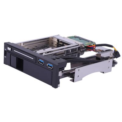 Двухсекционный 3,5" + 2,5" дюйма SATA III лоток-каретка для жесткого диска HDD и SSD, внутренний мобильный стеллаж-корпус, док-станция
