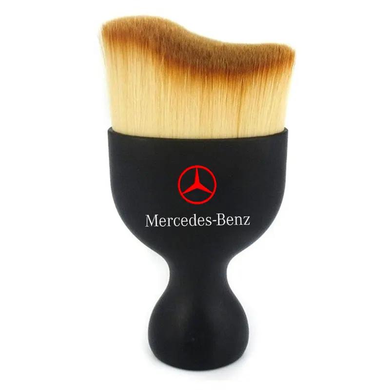 2025 Hot Car Logo Cleaning Car Detail Cleaning brush for Mercedes Benz S320 W164 W203 W204 W168 C180 E320 A200 CLA CLK CLS C260