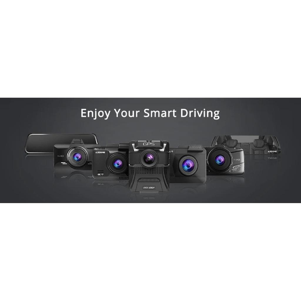 AZDOME Dash Cam 1296P WiFi Dash Camera for Cars Voice Control Dashcams Night Vision Loop Recording G-Sensor 24H Parking Monitor