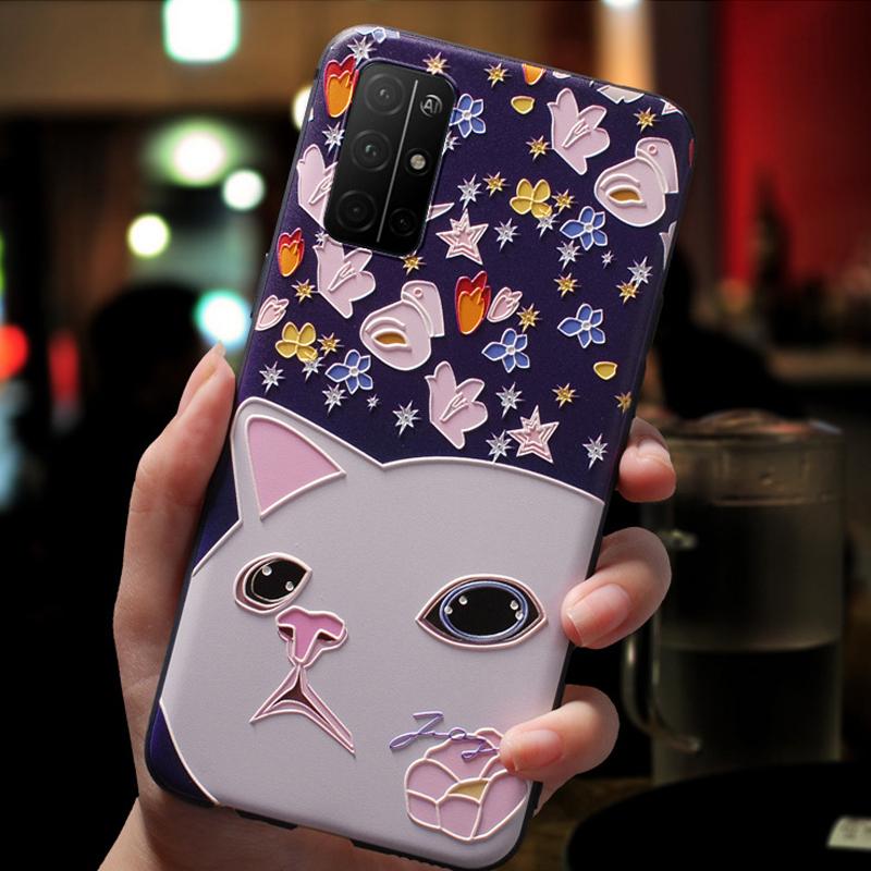 Чехол для Asus Zenfone 11 Ultra 3D Цветочный Рельефный Тисненый Силиконовый Чехол для Asus Zenfone 10 9 8 Flip 7 Pro 3D Тисненые Мягкие Чехлы