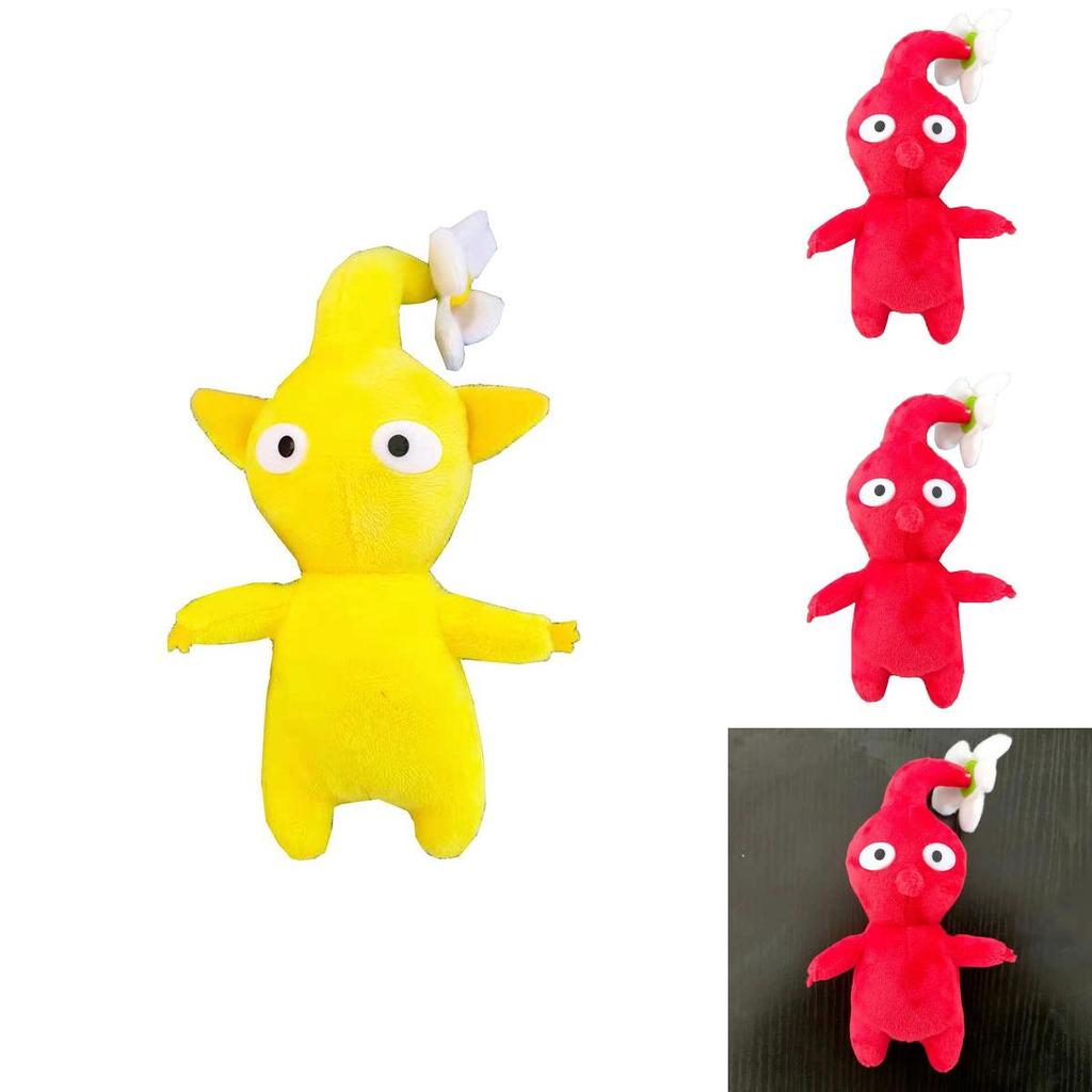 Очаровательная плюшевая игрушка Pikmin из игры, 15 см, мягкая набивная кукла, идеальна для детей, фанатов, подарков