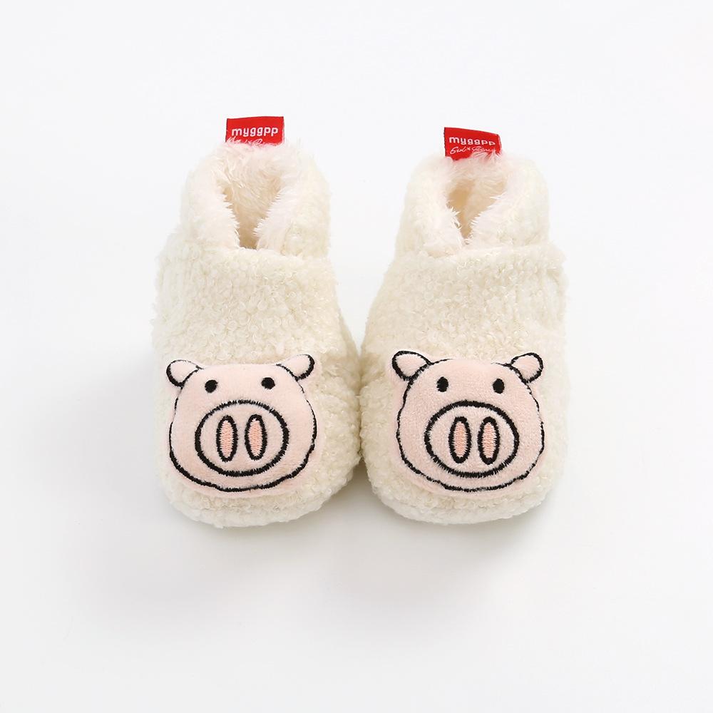 MYGGPP Autumn and Winter Baby Cotton Shoes Baby Shoes Soft Bottom Toddler Shoes Baby Shoes Cotton Shoes Warm Shoes