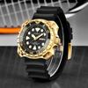 Модные мужские часы, лучший бренд, роскошные спортивные часы с большим циферблатом для мужчин, водонепроницаемые светящиеся часы, кварцевые часы с датой