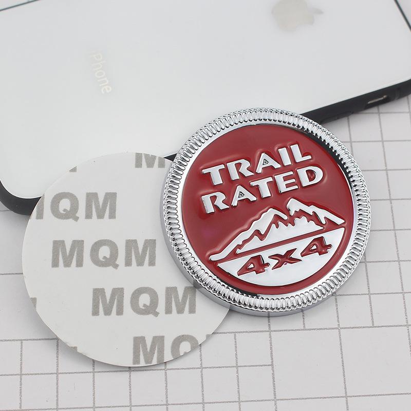 Jeep Внедорожник Compass Wrangler 4X4 Снежная Гора Металлическая Наклейка-Эмблема