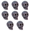 1-10PCS Halloween Skulls Fire Pit Realistic Shape & Fireproof Horrific Atmosphere & Versatile for Bonfire Campfire Fireplaces