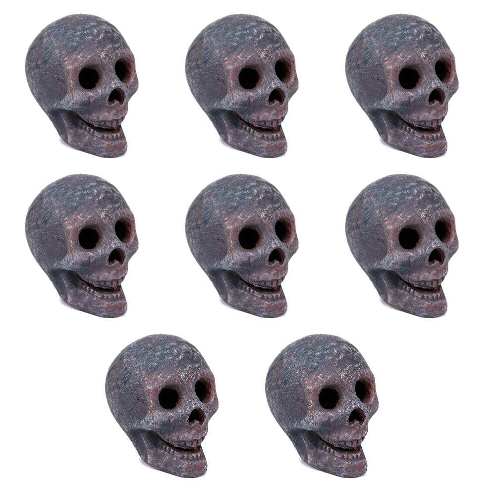 1-10PCS Halloween Skulls Fire Pit Realistic Shape & Fireproof Horrific Atmosphere & Versatile for Bonfire Campfire Fireplaces