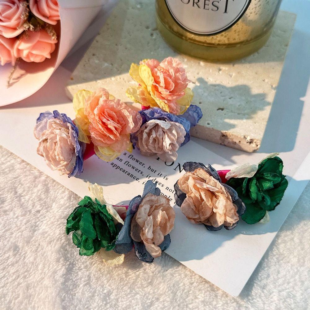 Flower Beach Bohemian Flower Drop Earrings Fresh Earrings Women Earrings Korean Style Jewelry