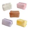 Soft and Cute Plush Organizer Pouch In Sweet Colors Perfect for Storing Beauty Items Anywhere