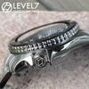 Handmade Japanese Watch 10 ATM Water Resistant Blue Sapphire Crystal NH36 Automatic Movement Watch LEVEL7 x Black Bezel Non-Reflective Diver's Men's