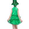 Fancy Christmas Tree Dress Green Elf Costume New Princess Skirt  Girls