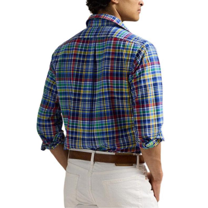Polo Ralph Lauren Cotton Check Oxford Shirt Men Shirts Multicolor MNPOWOV16824241-410