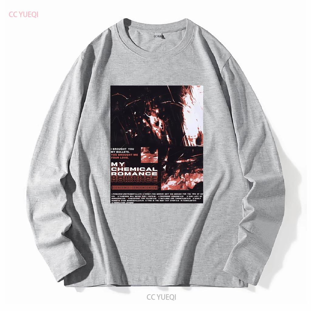 Моя химическая роUnisex outline repeat Футболка винтажная стираная Унисекс слегка эластичная homme Удобный топ для повседневной носки