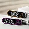 Цифровые настенные часы Температура Светодиодные часы Неделя Дата 2 Будильника Регулировка яркости Таймер Повтор Секунда 12/24 ч Часы с питанием от USB