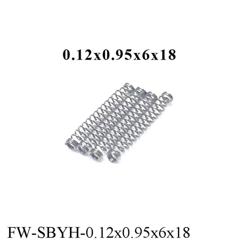 10pcs Watch Spring Precision Small Spring Strap Button Springs Wire Diameter 0.12-0.15MM