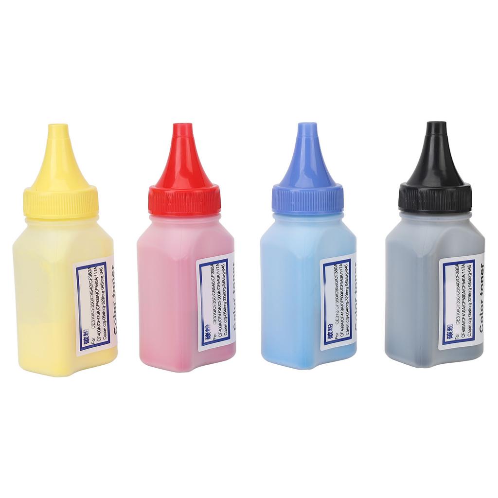 4 шт. тонер для заправки тонер-порошок принтер тонер-картридж заправка тонер цветной тонер порошок замена для