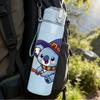 1PC Witch Broom Koala Cartoon 750ml Color Plastic Sports Water Bottle Leakproof Flip Straw Lid Suitable for Sports Office Home Use