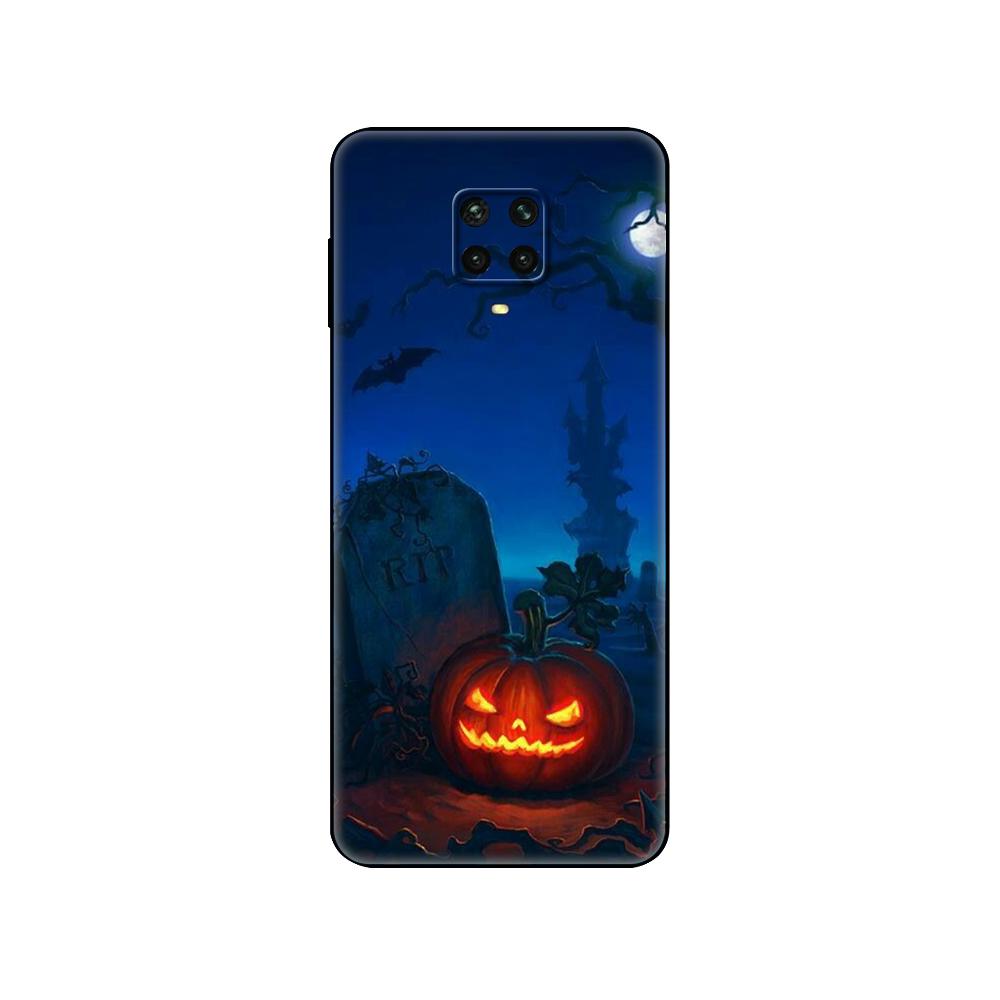 Black Tpu Case For Xiaomi Redmi 7A 8 8A 9 9A 9C Case Redmi Note 8T 8 Pro T Note 9 9S 9 Pro Case Halloween Pumpkin
