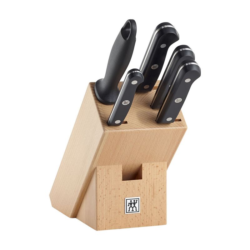 Henkel Zwilling GOURMET Knife Block Beech Wood 6P