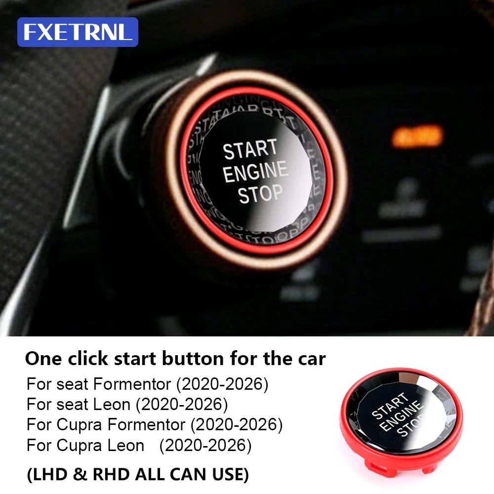 Crystal Engine Start Stop Button Sticker Cover for Seat Cupra Leon Formentor 2020-2026 Car Interior Accessory