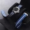 Ребристый нейлоновый ремешок для Omega для Swatch для Moonswatch Складная застежка из нержавеющей стали Мужчины Женщины Спорт Запасной ремешок для часов 20 мм