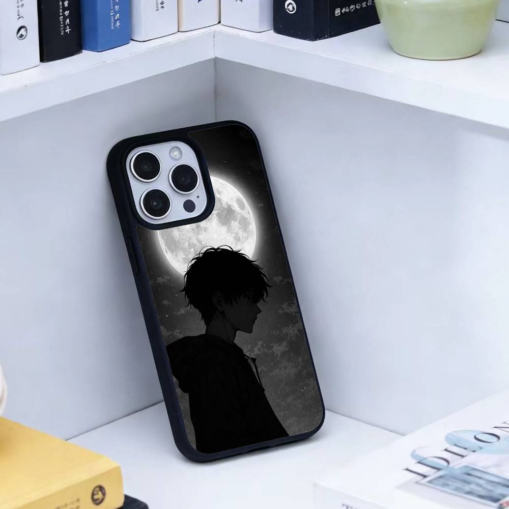 Чехол для телефона Dark Aesthetic Chill Guy для iPhone 14,16,15,13,17,12,Plus,Pro,Max Магнитный для Magsafe Матовый Чехол