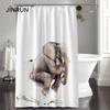 Bathroom Thickened Waterproof Curtain Mildew Proof Shower Curtain Shower Partition Curtain Shower Curtain Bathroom Curtain Free Perforation