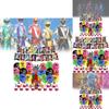 Mighty Morphin Power Rangers Party Banners Balloons And Spiral Cake Picks For Children Birthday Festivities