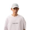 Calvin Klein Classic letter embroidery, cotton, peaked cap, same style for men and women, pearl gray 4D5021G-PDE