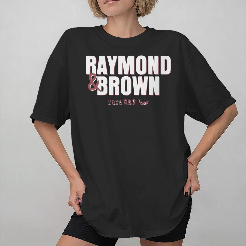 Summer Chris Brown Ushers RB Tour 2026 T Shirt for Unisex Women Cotton Tee Shirt Short Sleeve Tops