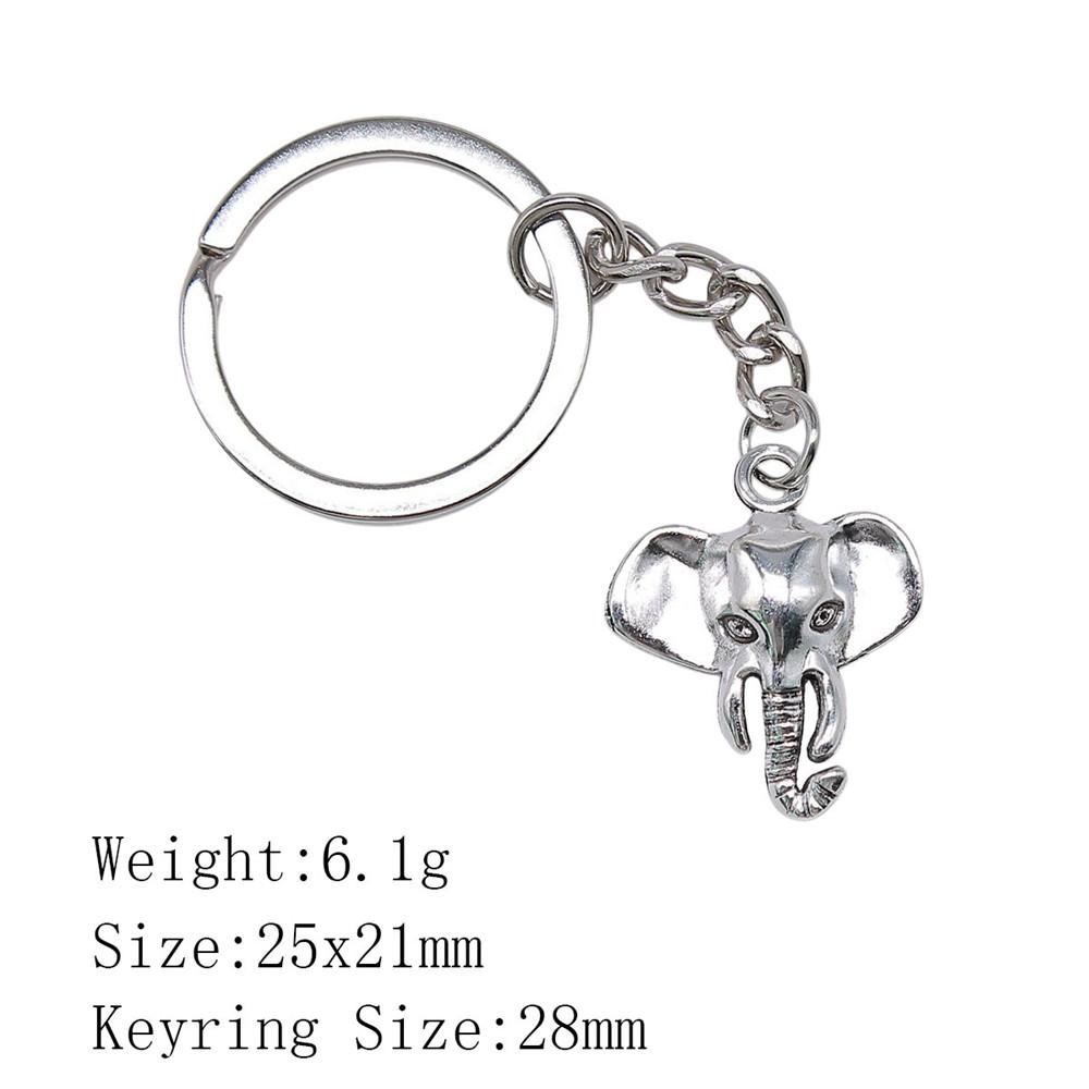 Wedding Anniversary Men Keychain Elephant Key Ring Women's Clothing Chains For Boys