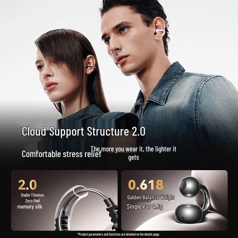 Костные проводящие наушники SANAG S7S Ultra с клипсой