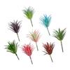 Green Purple Red Pink Blue White Flocked Artificial Succulents Plants Home Garden Office Desktop Decoration Plantas Artificiales