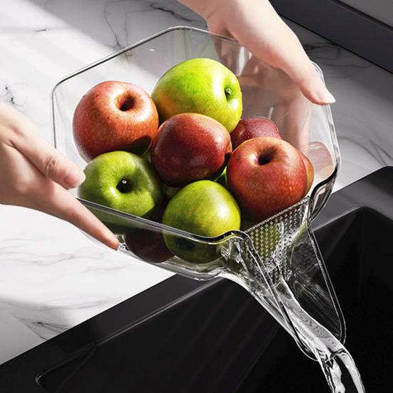 Многофункциональная сливная корзина Быстрый слив воды Удобное приготовление пищи Прочный сито для кухонной мойки