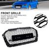 Решетка переднего бампера с сеткой в виде сот подходит для A3 8V 2017-2019 в стиле RS3, черная