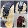Multicolor Bowknot Ribbon Headwear Hair Accessories Sweet Hairband Lolita Lace Headband  Female