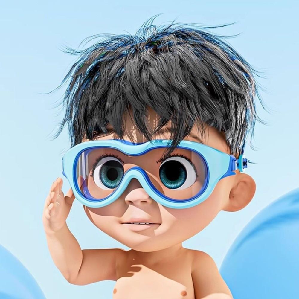 Large Frame Kids Swim Goggles with Ear Plug Diving Goggles Set Swimming Goggles Youth
