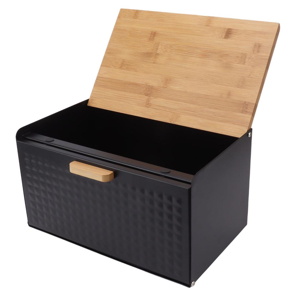 Деревянная хлебница натуральная винтажная прочная большая емкость для хранения хлеба для кухонной столешницы