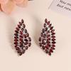 100% Natural Garnet Silver Earrings Real Red Garnet Gemstone Fine Jewelry Shinning Designs for Women Nice Gift Birthday Party