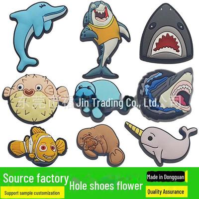 Подвески для обуви из ПВХ в виде акулы - аксессуары для садовой обуви своими руками