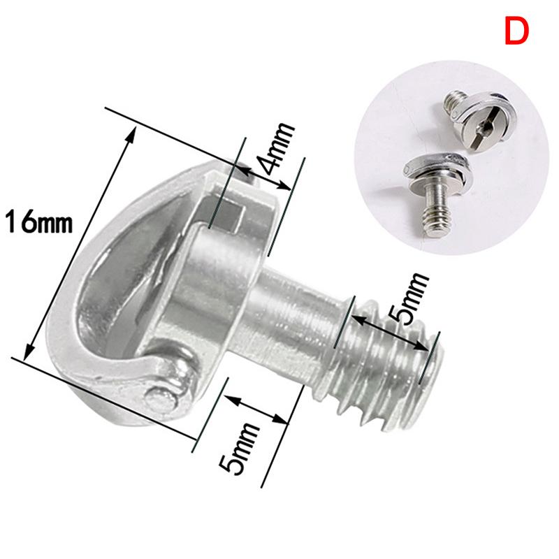 Винт для камеры 1/4 для быстросъемной пластины. 1/4-дюймовый складной штатив с D-образным кольцом-адаптером.